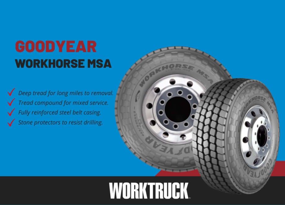 Two New Goodyear Workhorse Tires for Mixed-Service Fleets