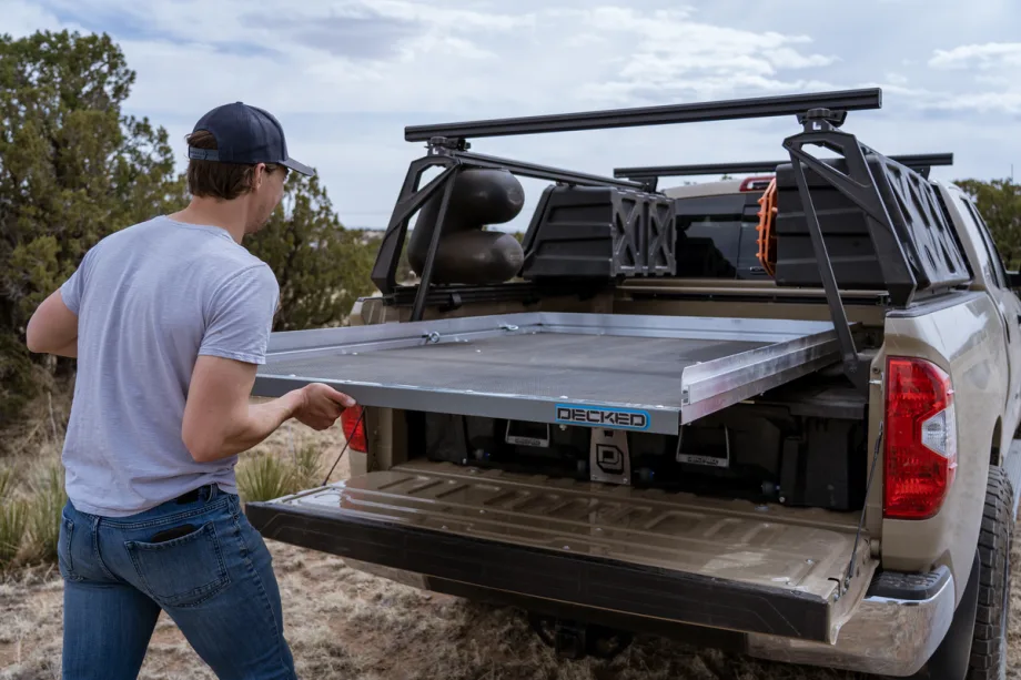 Decked's Bed Slide System Now Compatible with Drawer System
