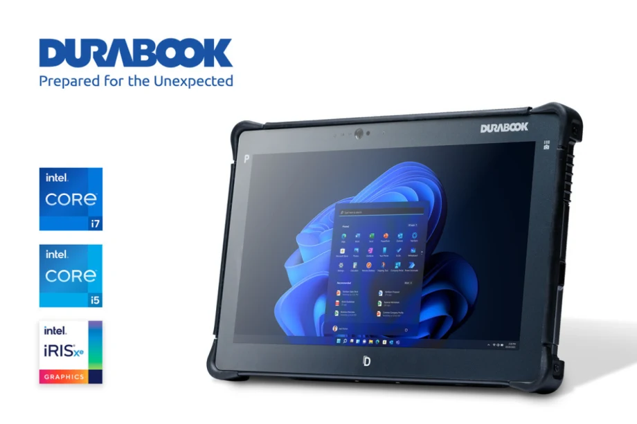 Durabook Adds Intel's 12th Gen CPU to Its R11 Fully Rugged Tablet