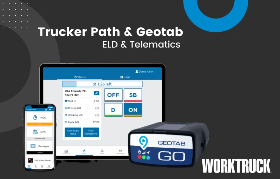 Trucker Path Now Offers Geotab ELD & Telematics Solution