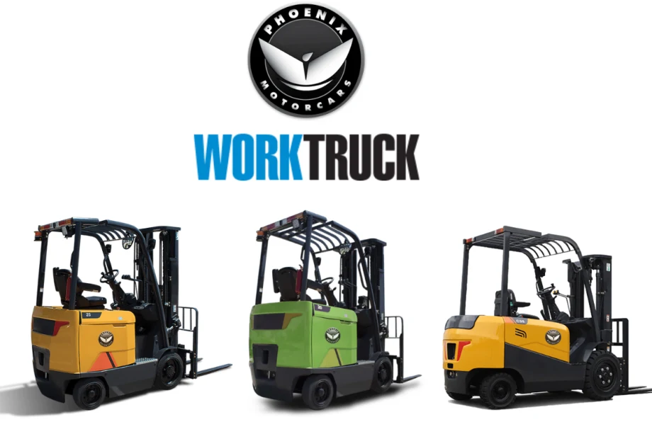Phoenix Motorcars Introduces All-Electric Forklifts