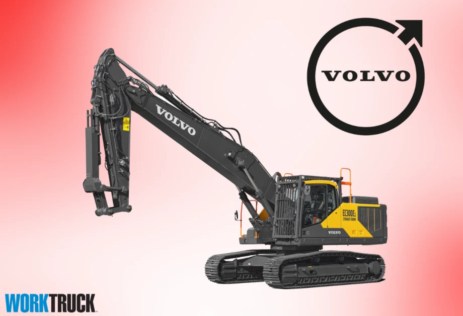 Volvo's EC300E Straight Boom has a 33ft Reach