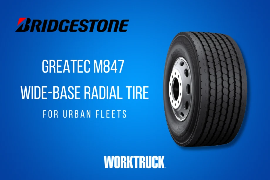 Bridgestone Greatec M847 Wide-Base Radial for Urban Fleets