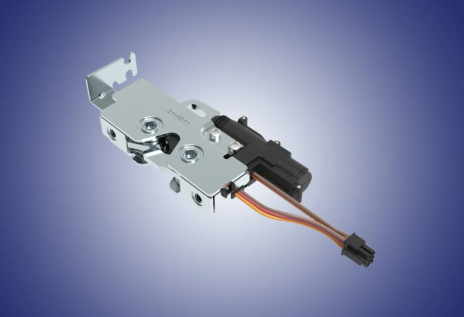 High Strength Rotary Latches With Electronic Actuation And Door Status Sensors