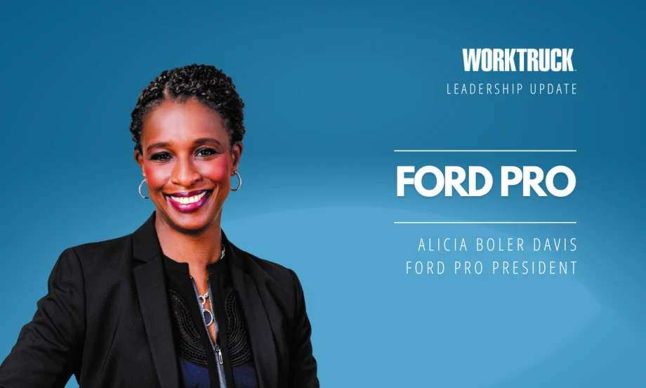Alicia Boler Davis named Ford Pro President, succeeding Andrew Frick and Ted Cannis in Ford leadership transition.