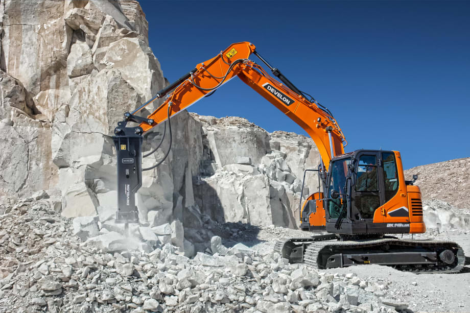 Develon Introduces HB-Series Hydraulic Breakers in North America