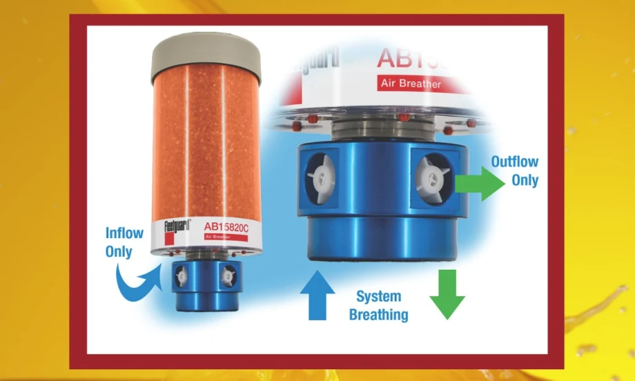 Air filtration illustration for bulk fluid storage tanks