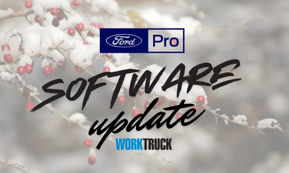 Ford Pro Software Update February 2025