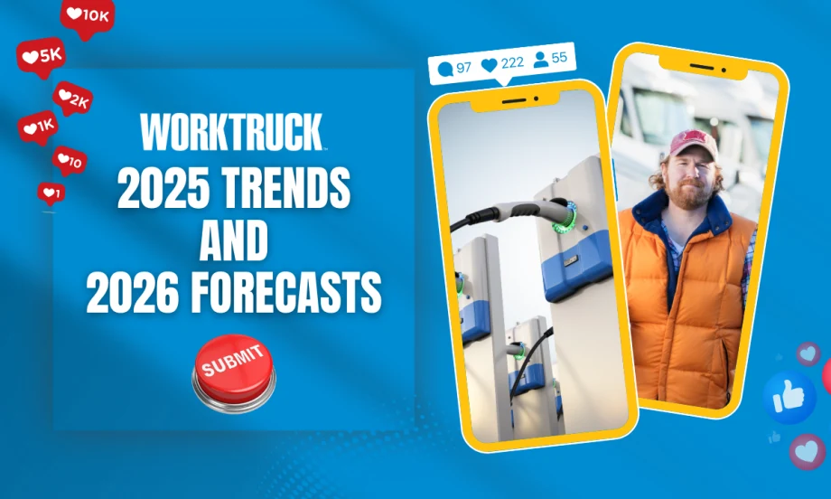 Work Truck invites fleet leaders and partners to submit 2025 trends and 2026 forecasts by Nov. 1. Share insights to shape year-end and outlook coverage.