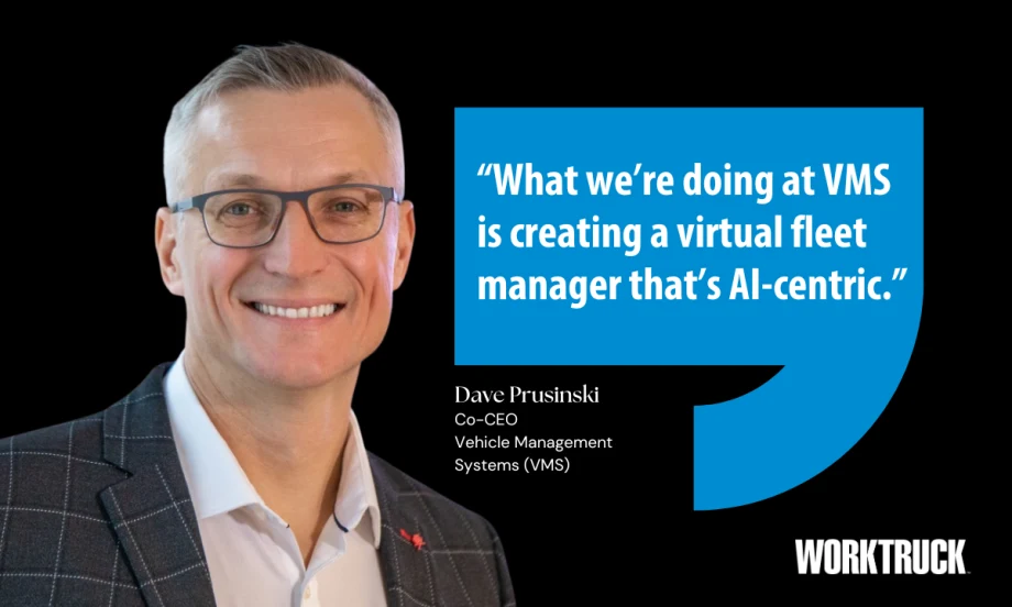 VMS Co-CEO David Prusinski highlights the company’s AI-powered virtual fleet manager designed to improve uptime and reduce operating costs for fleets.
