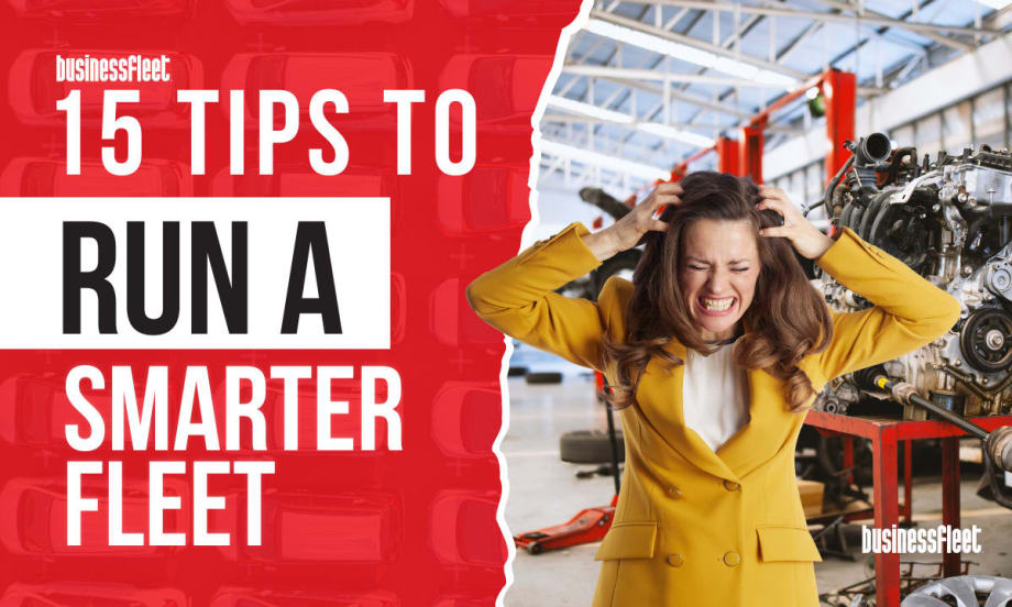 Frustrated women in front of maintenance shop with 15 Tips to Run a Smarter Fleet from Business Fleet