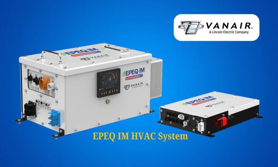 Two white box electrical items with a logo for Vanair.
