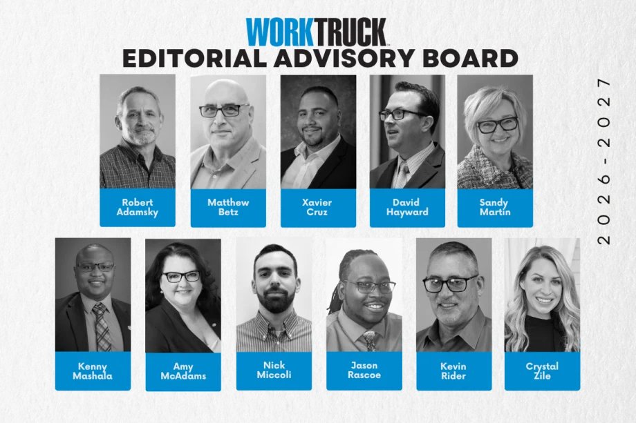 The 2026 to 2027 Work Truck Editorial Advisory Board