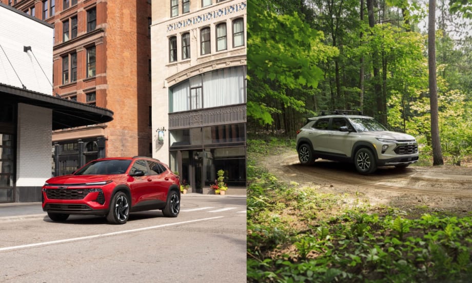 new Chevy Trax and Trailblazer