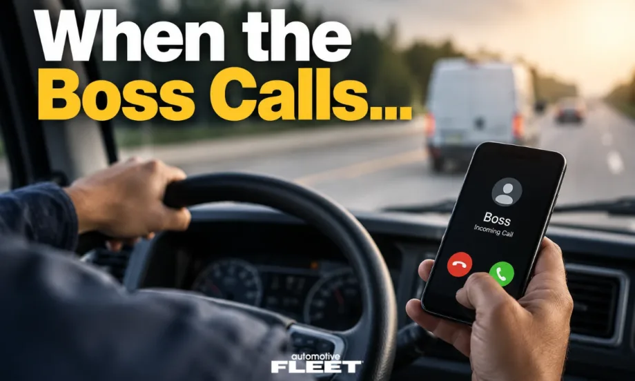 a man driving with a cell phone in his hand.