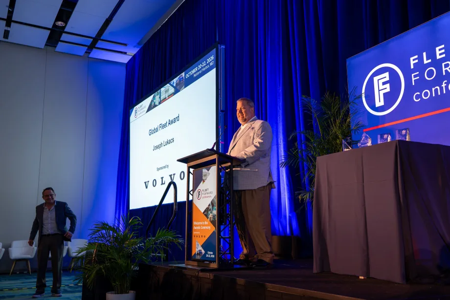 Joseph Lukacs at the Fleet Forward Conferencd 2026