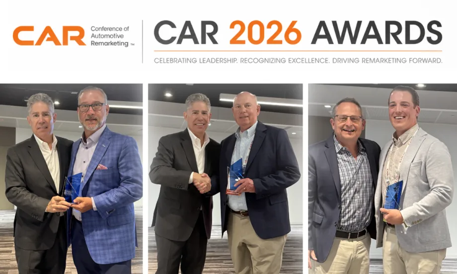 Image of three award winners at 2026 CAR