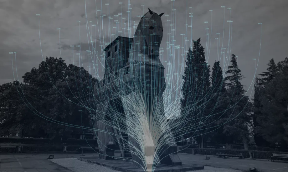 A Trojan horse with AI