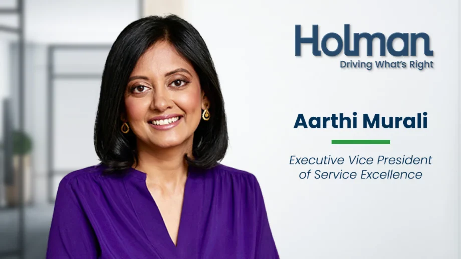 Holman Hires Aarthi Murali as Executive Vice President of Service Excellence
