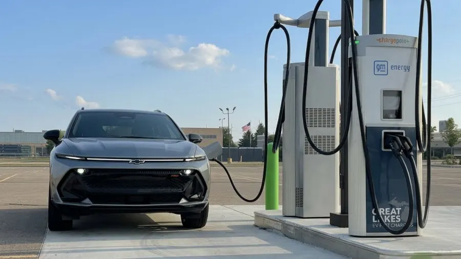 a GM Energy Pass charging station