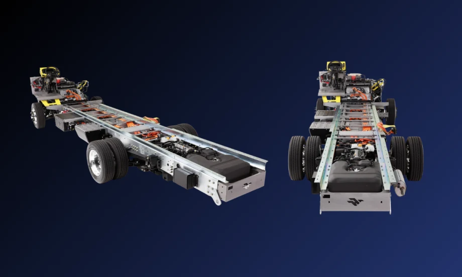 A graphic with Harbinger chassis.