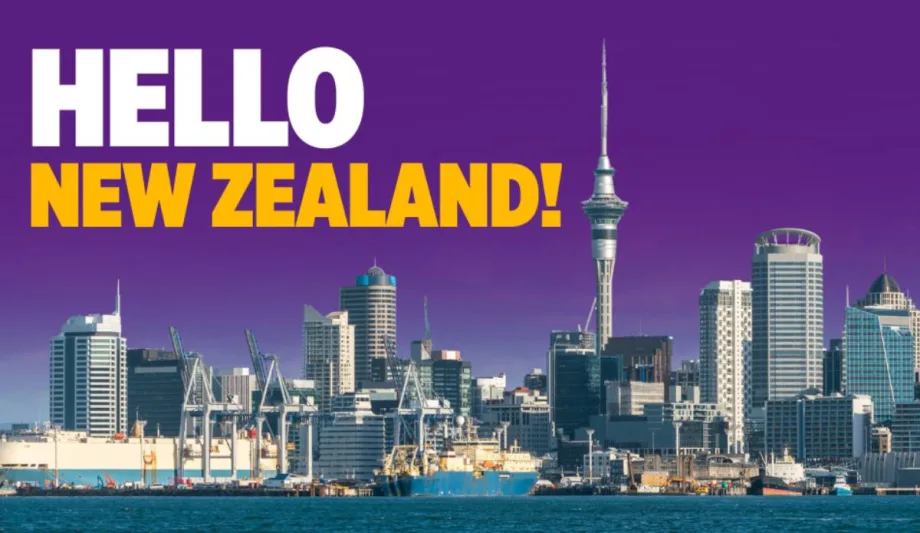 A photo of Auckland downtown skyline.