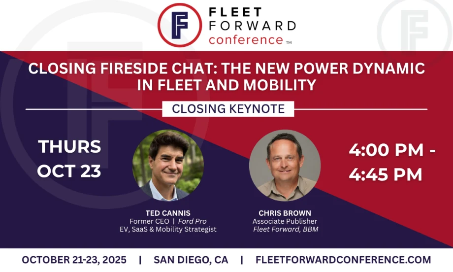 Graphic announcing event keynote.