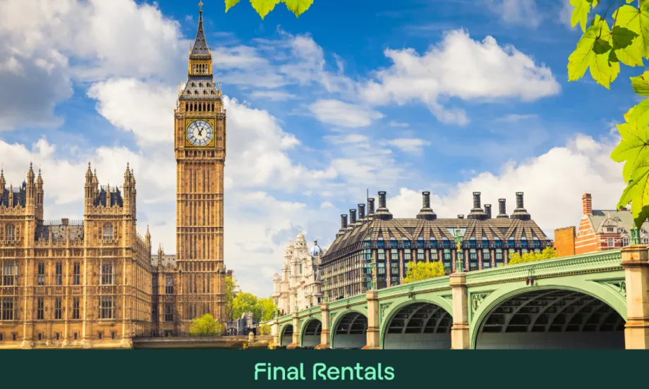 A scenic montage of iconic London historic buildings.