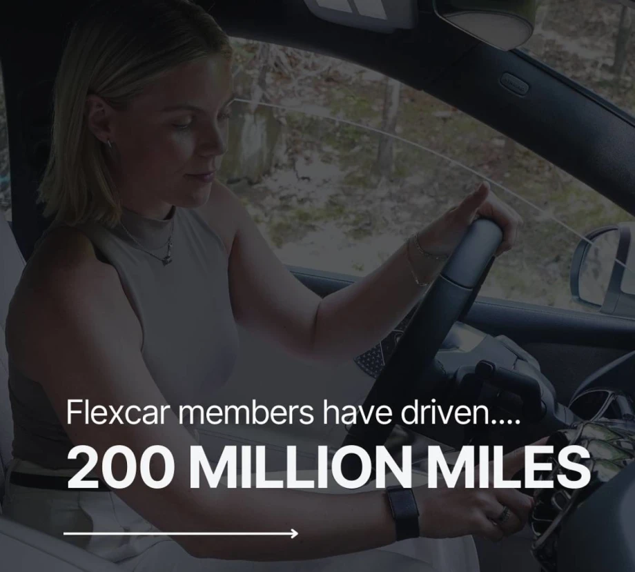 Flexcar Surpasses 200 Million Member Miles Driven