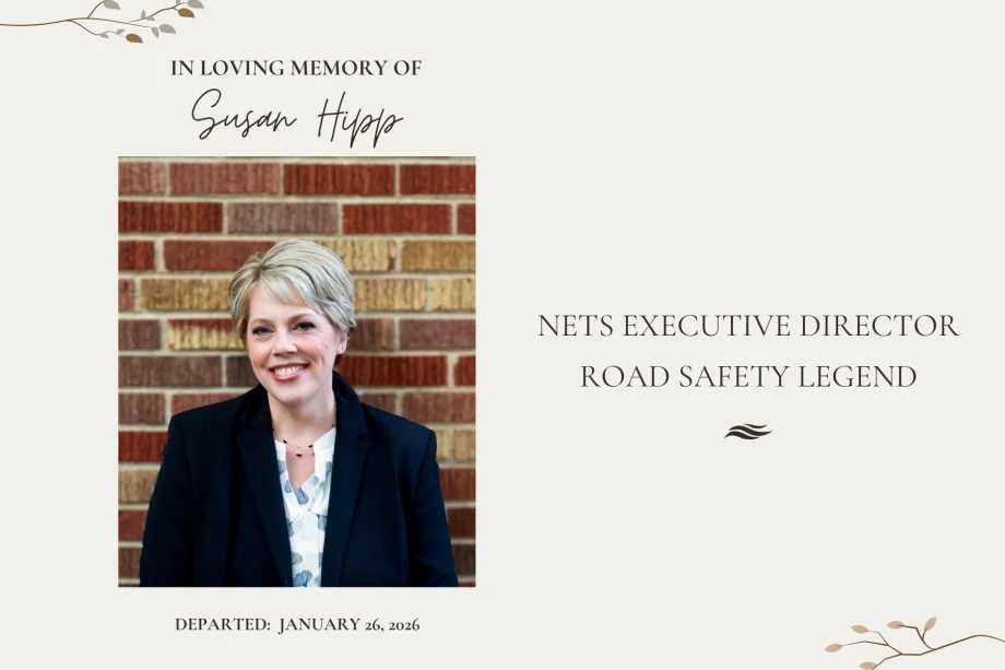 Susan Hipp headshot next to text with title and day of death.