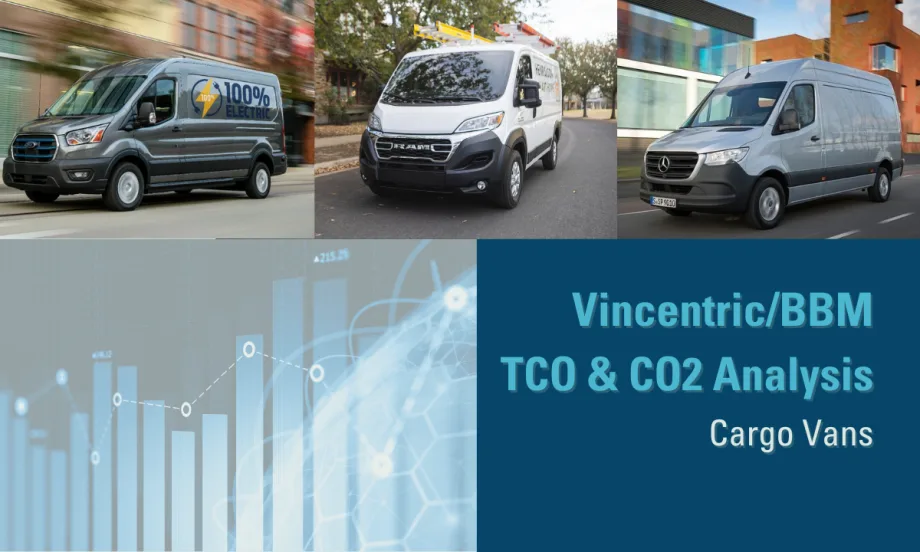 Photo array of cargo vans in a graphic.