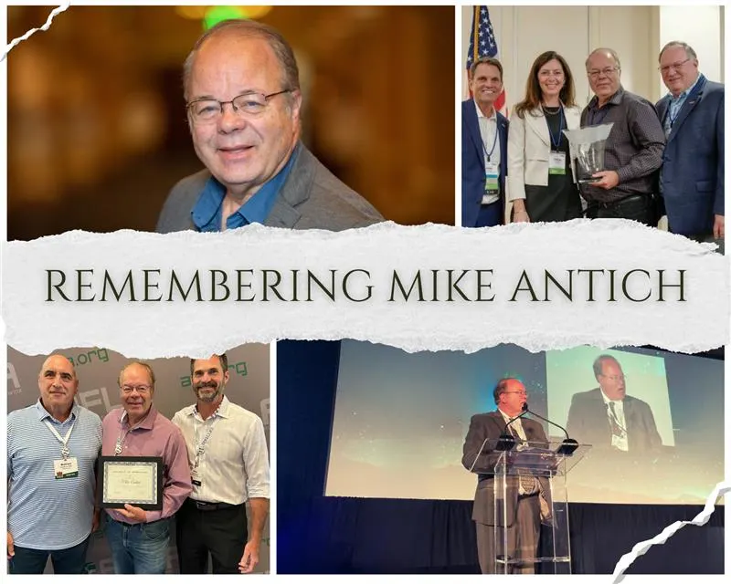 A photo collage in memoriam of Mike Antich.