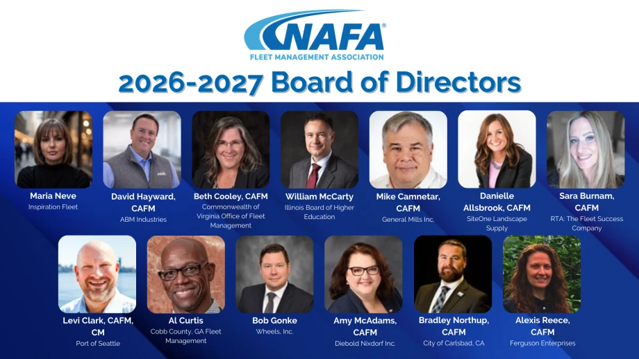 NAFA 2026-2027 board of directors headshots.
