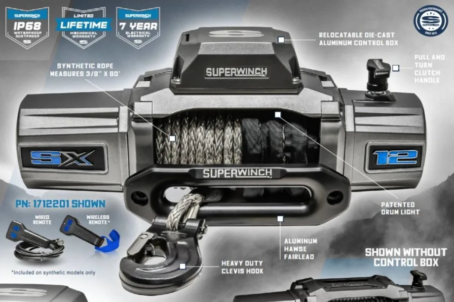 Superwinch SX 12 Series Winches