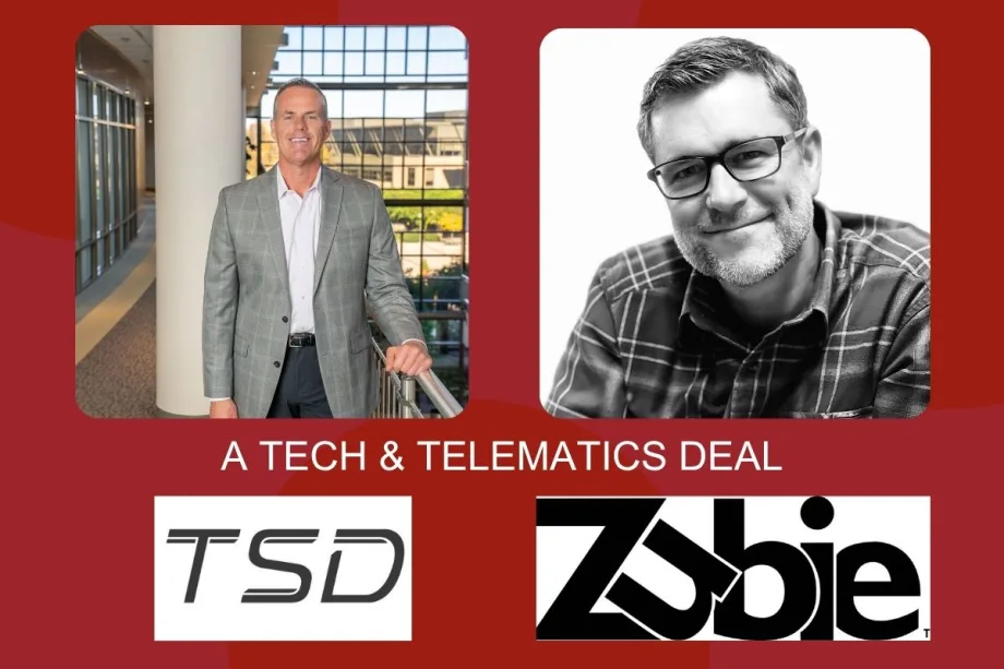 Photos of CEOs with company logos.
