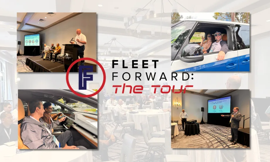 Collage of fleet event photos