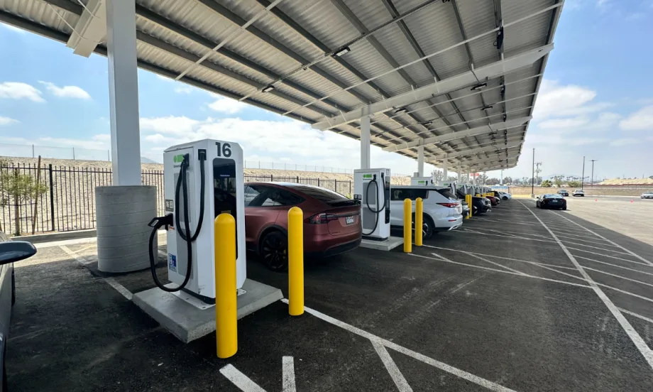 Public EV charging stations