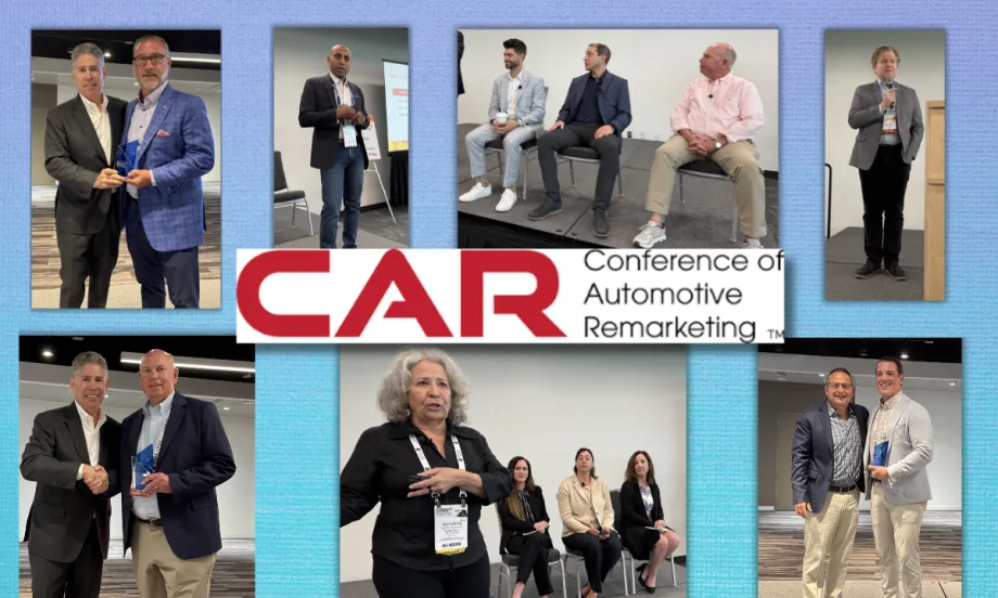 collage of conference speakers