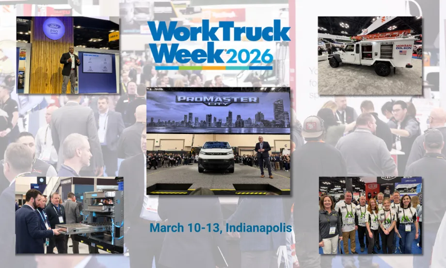 Collage of photos from Work Truck Week