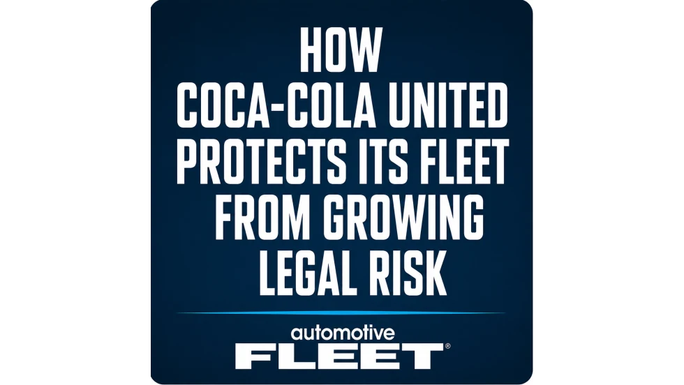 A blue and white Automotive Fleet podcast thumbnail.