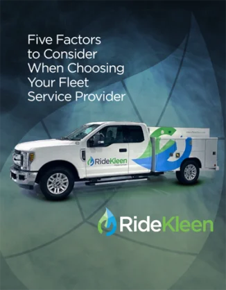 Five Factors to Consider When Selecting Your Fleet Service Provider