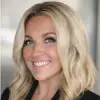Blonde woman headshot